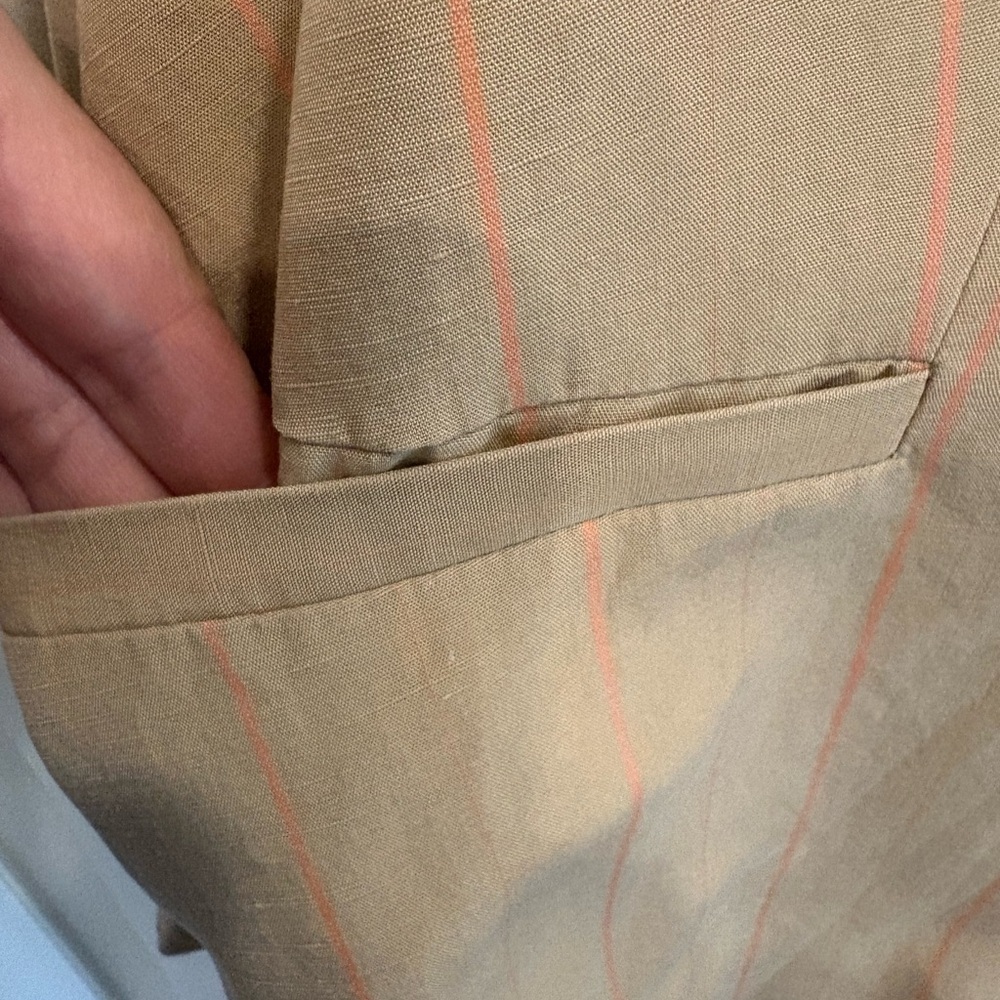 GUESS WOMENS BLAZER WITH PINSTRIPE - Picture 5 of 8